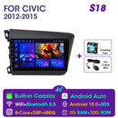 Vtopek 9" 4G Carplay DSP 2din Android 11.0 Autoradio Multimedia Video Player Navigation GPS für HONDA CIVIC 2012-2015 Haupteinheit
