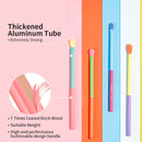 Docolor Eyes Make-up-Pinsel 15 / 16pcs Bunte professionelle Make-up-Pinsel Augenbrauen-Lidschatten-Eyeliner Blending Make-up-Pinsel-Set