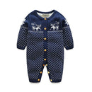 Baby ClothesWinter Cap Hats Baby Sweaters Baby Rompers Thick Cotton Outfit Newborn Jumpsuit for Children Baby Costume
