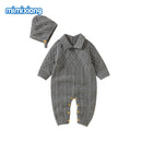 Baby Strampler Gestrickte Neugeborene Jungen Overalls Herbst Langarm Kleinkind Mädchen Pullover Kleidung Kinder Overalls Winter
