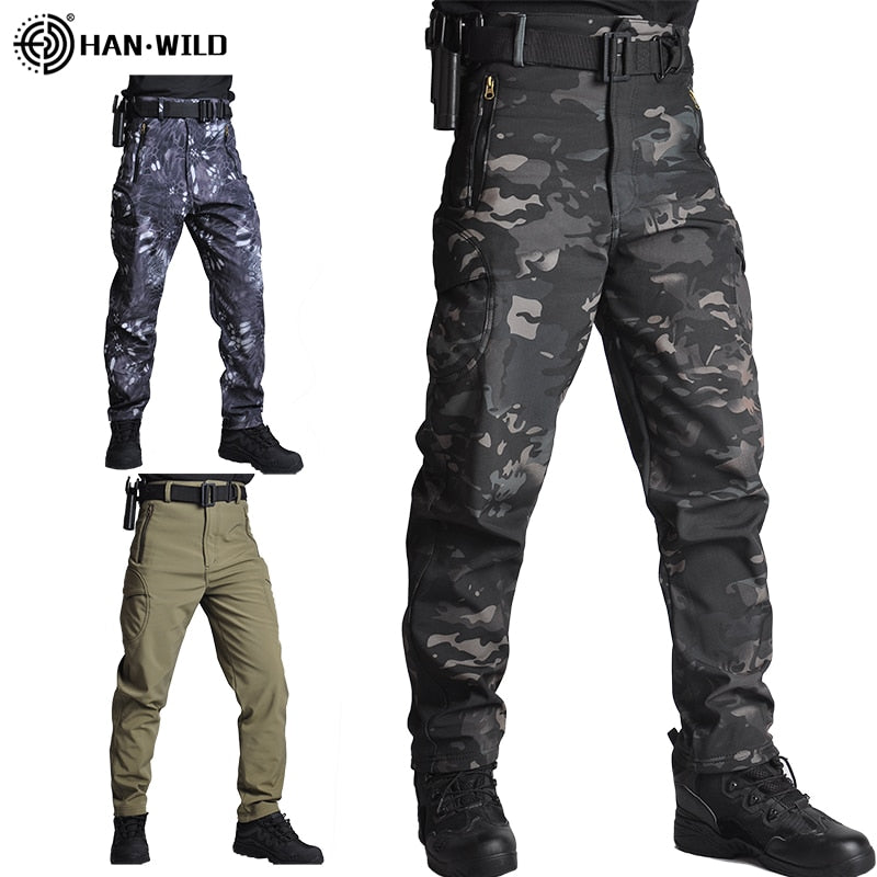 Tactical Pants Camouflage Military Pants Casual Combat Cargo Pants Water Repellent Ripstop Men&