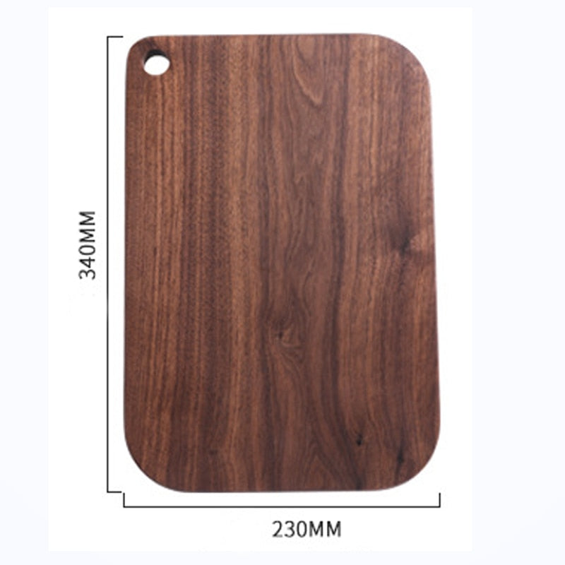 Black Walnut Wood Kitchen  Cutting Board Solid Wood Rootstock Lacquerless Fruit Chopping board Kitchen wooden cutting board