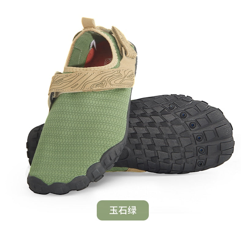 Naturehike Rutschfeste Wading Upstream Strandschuhe Verdickte Gummisohle Rutschfester Verschleißfester Bodenablaufloch-Designschuh