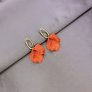 New Sight New Accessoires durchbohrte geometrische Ohrstecker für Frauen einfache Art-Geschenk-Blumen-Ohrringe