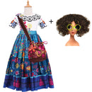 2-12Y Baby Mädchen Kleid Blumenkleid Mädchen Tutu Prinzessin Kleid Cosplay Kostüm Halloween Kleid Weihnachten Show Geburtstagsfeier Kleid