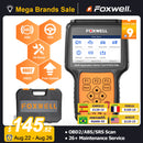 FOXWELL NT650 Elite OBD2 Kfz-Scanner ABS A/F SAS BRT DPF 26 Zurücksetzen Professionelles OBD-Auto-Auto-Diagnosewerkzeug OBD2-Scanner
