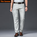 2022 Frühling Neue Männer Bambusfaser Casual Hosen Klassischen Stil Business Fashion Khaki Stretch Baumwolle Hose Männliche Marke Kleidung