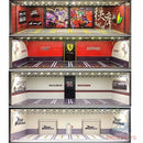 GEECHAN 1:64 Diorama Display Cabinet Bright Model Carport JDM Nissan LBWK  MPOWER LAMBO USB LED lights Finished