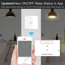 Moes ZigBee Wall Touch Intelligenter Lichtschalter mit Neutral/Kein Neutral, kein Kondensator erforderlich Smart Life/Tuya Funktioniert mit Alexa, Google