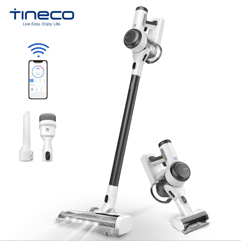 Palo de vacío inalámbrico inteligente Tineco Pure One X/succión de ajuste automático portátil para el hogar tiempo de funcionamiento prolongado a 45 minutos