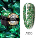 ROSALIND Gel-Nagellack-Set Shiny Platinum Nails Art für die Maniküre Nail Gel Lak UV-Farben Top Base Coat Primer Hybrid-Lacke