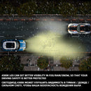 DAWNKNIGHT K4S K4C H7 H4 HB3 9005 H1 H11 4300K ​​Led Autolampen H8 HB4 9006 Led Scheinwerfer Nebelscheinwerfer Kit Led Lichter Für Auto 12V 80W