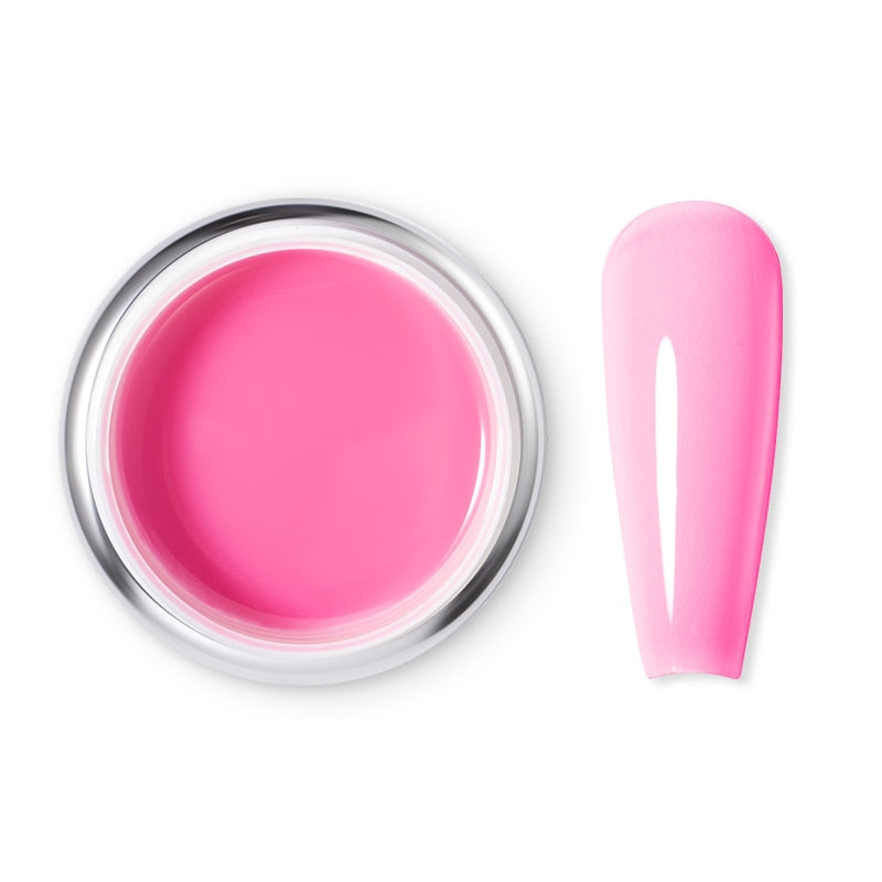 1pc Beautilux UV LED Hard Contruction Nail Gel Soak Off Nails Pink UV Gel Polish Nail Art Decoration Extension Gel 50g