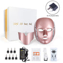 7 Farben LED Lichttherapie Gesichtsmaske Hautverjüngung Led Photon Gesichtsmaske Phototherapie Gesichtspflege Schönheit Anti Akne Maschine