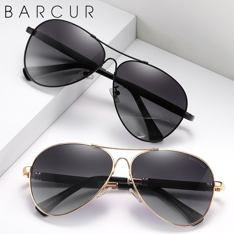 BARCUR Original Men Sunglasses Polarized Anti Blue Light Protect Men&