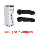 Removedor de cáscara de callos eléctrico, 200 Uds., reemplazo de archivo de lijado de pies, pulidor de piel muerta dura, herramienta de pedicura de molienda exfoliante suave