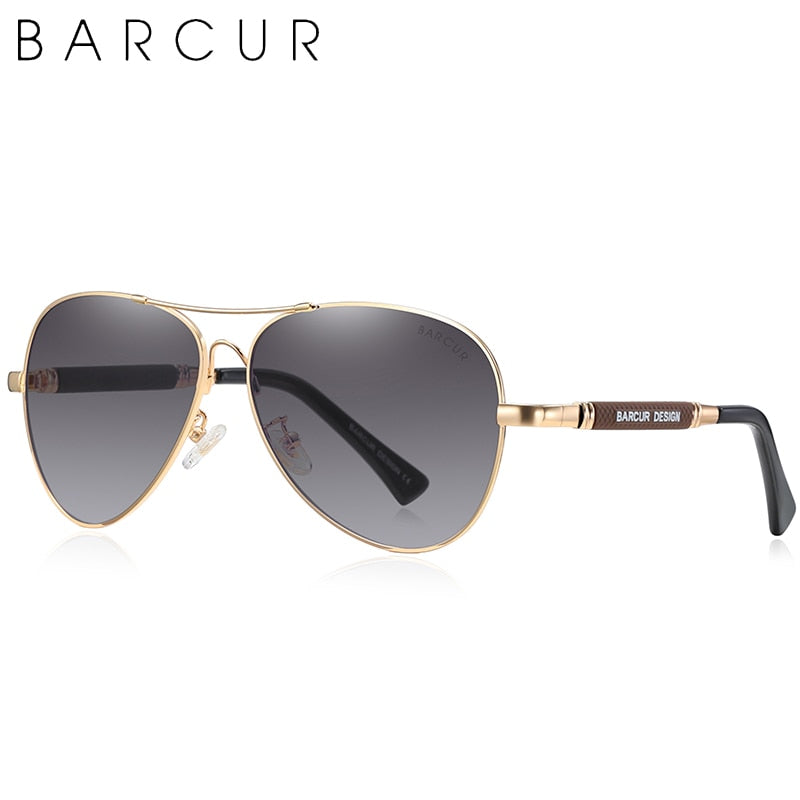 BARCUR Original Men Sunglasses Polarized Anti Blue Light Protect Men&