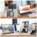 UPERFECT Tragbarer 4K-Monitor für Laptop-PC 15,6 IPS 3840 x 2160 UHD Externer Bildschirm Mobiles LCD-Display USB C Xbox PS4 Switch HDMI