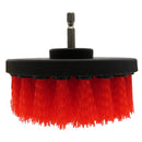 4-teiliges Schrubberbürsten-Set, elektrische Reinigungsbürste für Duschbad, Auto, Leder, Kunststoff, Holzmöbel, Reinigungsset