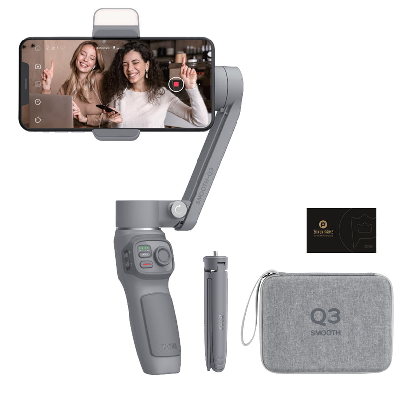 ZHIYUN Official SMOOTH Q3 Gimbal Smartphone 3-Axis Phone Gimbals Stabilizer for iPhone 13 pro max/Xiaomi/Huawei VS DJI OM 5