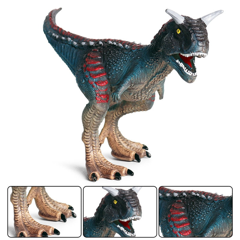 Oenux nuevo dinosaurio Jurásico carnívoro Carnotaurus figura de acción t-rex PVC alta calidad colección modelo juguetes para niños regalo