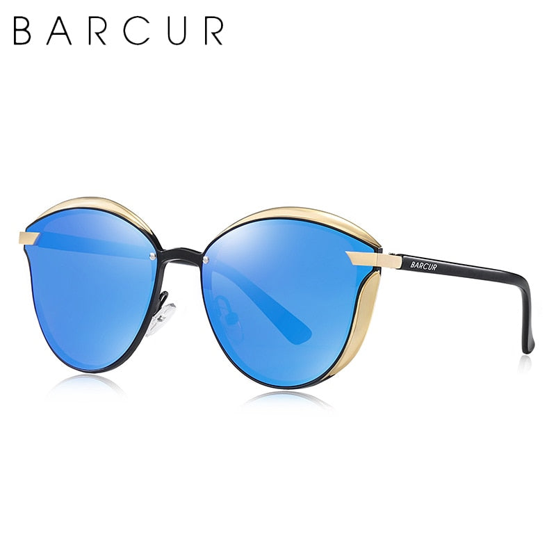 BARCUR Luxury Brand Women Sunglasses Polarized Sun glasses for Women UV400 Protection Lunette Femme