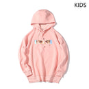 Ropa familiar Niños Merch A4 Ojos Impreso Sudadera con capucha Niños Sudaderas con capucha Niñas Suéteres gruesos casuales
