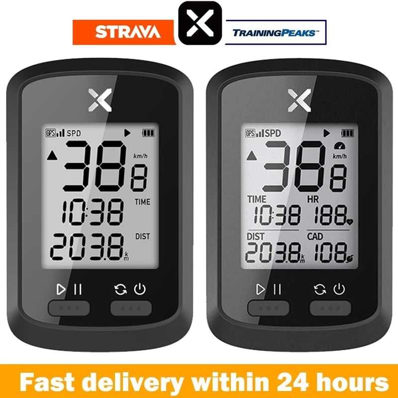 XOSS Fahrradcomputer G+ Wireless GPS Tacho wasserdicht Rennrad MTB Fahrrad Bluetooth ANT+ mit Trittfrequenz Fahrradcomputer