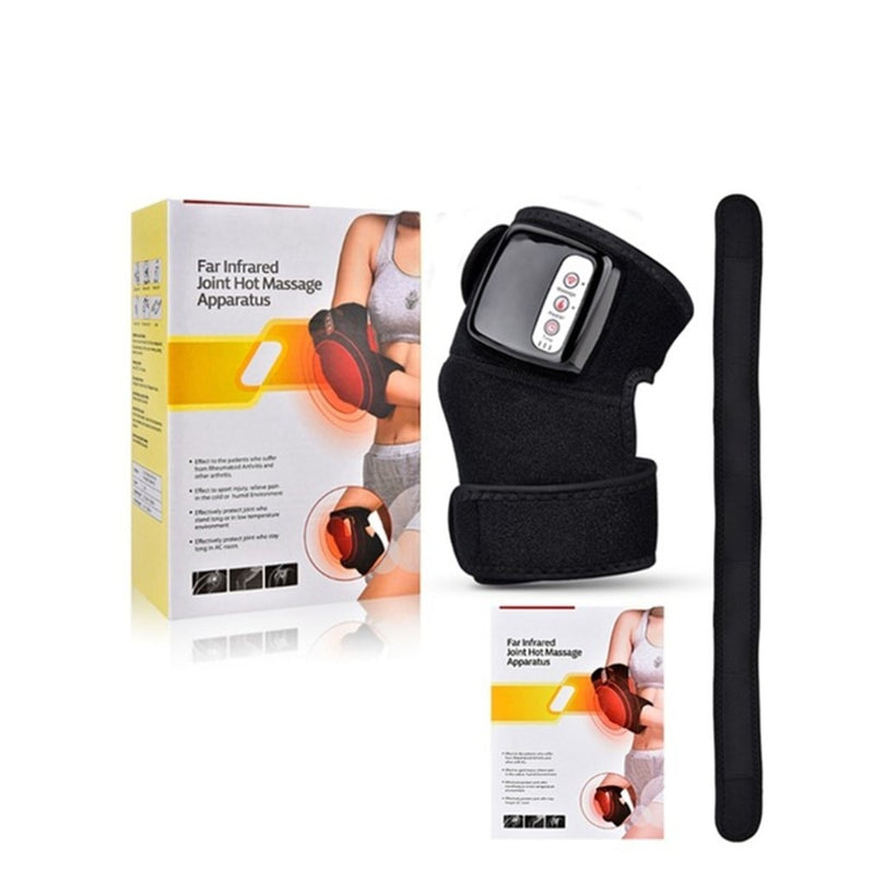 Schulter-Ellbogen-Knie-Massagegerät Hot Compress Vibration Wiederaufladbare Heizung Kniepolster-Massage-Physiotherapie-Instrument