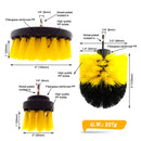 3 unids/set cepillo eléctrico depurador eléctrico superficies de baño bañera, ducha, azulejo y lechada Kit de limpieza de depurador eléctrico multiusos