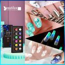 Beautilux Nail Art Design Gel Kit ohne klebrige Schicht Malerei Carving Sculpturing Spider Futter UV LED Maincure Set mit Pinsel