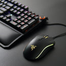 Kabelgebundene Gaming-Maus Razer Mamba Elite: Optischer Sensor mit 16.000 DPI, RGB-Beleuchtung, 9 programmierbare Tasten, mechanische Schalter