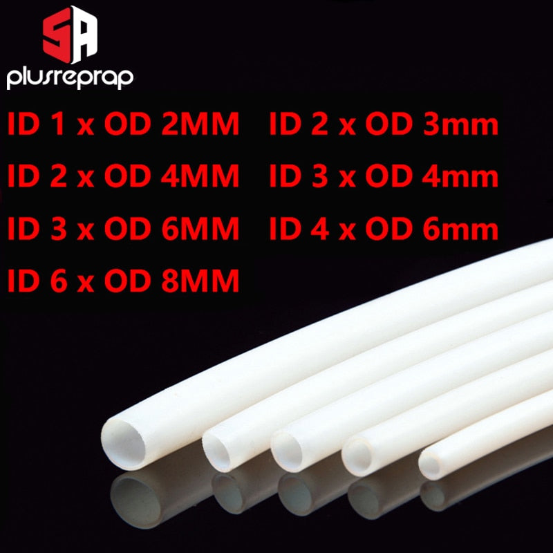 1 Meter 1 mm 2 mm 3 mm 4 mm 6 mm 8 mm PTFE-Schlauch für 3D-Druckerteile Rohr Bowden J-Kopf