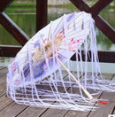 Seidentuch Spitze Regenschirm Frauen Kostüm Fotografie Requisiten Tasseled Regenschirm Garniert Chinesischer Klassischer Ölpapier Regenschirm Sonnenschirm