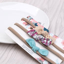 3 unids/lote lindo arco diadema de bebé para niña bandas de cabeza de nailon turbante recién nacido diademas para niños accesorios para el cabello de bebé