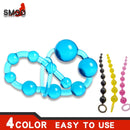 Smoo Anal Beads Juguetes sexuales para mujeres Hombres Gay Plug Play Pull Ring Ball Estimulador anal Butt Beads G spot