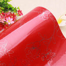 yazi Plain White Black Glitter Selbstklebende PVC-Vinyl-Tapetenrolle für Küchentapeten, Möbel, wasserdicht