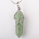 Mix Kristallstein Opal Malachit Lapis Grün Howlith Stein Onyx Rosenrosa Quarz Karneol Facettierte Perle Twining Anhänger 1PCS