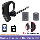 Walkie Talkie Wireless Headset Walkie Talkie Bluetooth Headset Funkkopfhörer für Baofeng 888S UV-82 UV5R