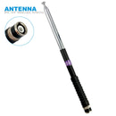 Antena BNC telescópica de ganancia para ICOM V8 V80 IC-V82 IC-U82 Kenwood TK310 Walkie Talkie Radio bidireccional VHF 136-174MHz FP10120
