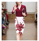 Siehe Orange Neue Mode Herbst Sommer Outfits Für Frauen 2018 Bürodame Zweiteiler Frauen Zweiteiler Outfits SO9411