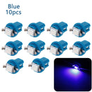 10Pcs LED-Licht-Auto-Messgerät-Geschwindigkeits-Schlag-Birnen-Armaturenbrettinstrument-Licht-Keil-Innenlampe B8.5D 509T B8.5 5050 führte 1 SMD-T5-Lampe