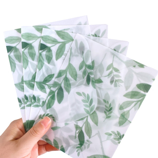 8pcs/lot Creative Four Seasons Sulfuric Acid Paper Envelope Into Random Office School Supplies Four Selsction