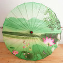 Seiden-Regenschirm für Damen, japanische Kirschblüten, Seide, alter Tanzregenschirm, dekorativer Regenschirm, chinesischer Stil, Ölpapier-Regenschirm