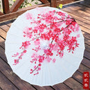 Seiden-Regenschirm für Damen, japanische Kirschblüten, Seide, alter Tanzregenschirm, dekorativer Regenschirm, chinesischer Stil, Ölpapier-Regenschirm