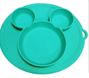 Kids Bowl Plates baby feeding silicone plate children's integrated baby silica gel dishes