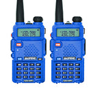 2 Stück Baofeng UV-5R Walkie Talkie UV5R CB Radio Station 5W 128CH VHF UHF Dualband UV 5R Funkgerät für die Jagd von Amateurfunkgeräten
