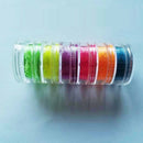 Neon-Phosphor-Pigment-Pulver-Set Fluoreszierende Nagel-Glitter-Augen-Pulver-Maniküre-Dekoration-Nagel-Kunst-Staub-Pigment-Pailletten