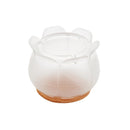 12Pcs Chair Leg Caps Assorted Round Square Rectangle Silicone Floor Protector Furniture Table Feet Covers