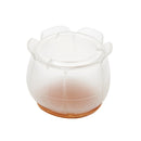 12Pcs Chair Leg Caps Assorted Round Square Rectangle Silicone Floor Protector Furniture Table Feet Covers